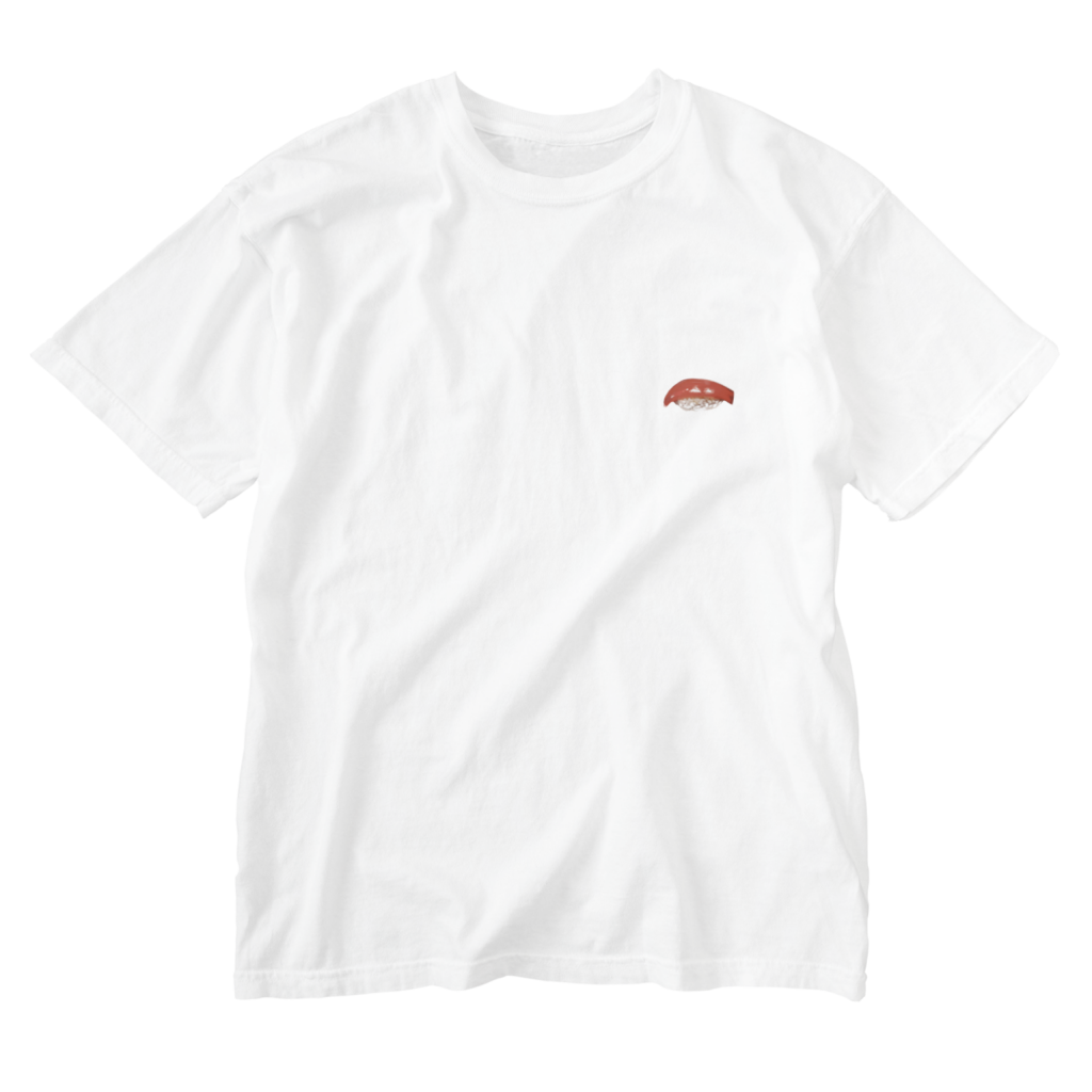 赤身の寿司Tシャツ白