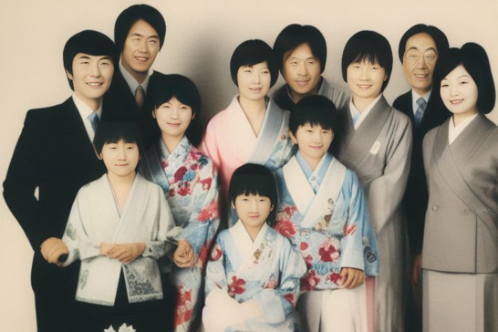 日本の家族写真1980年代