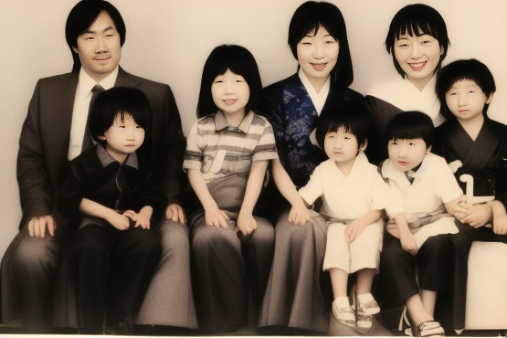 日本の家族写真1980年代